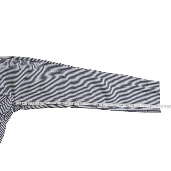 Banana Republic Factory Avery Seesucker Striped Pants Ankle Size 4 - Picture 11 of 11